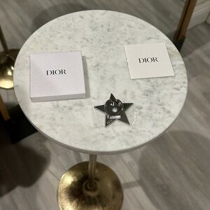 Dior Metallic Star Keyring